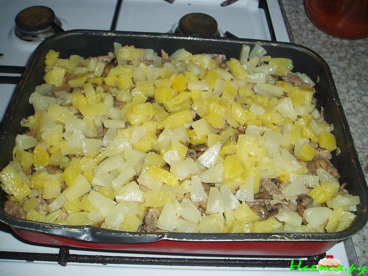 Свинина с ананасами "Наедине"