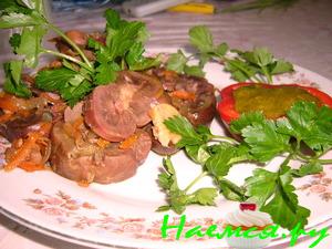 Почки говяжьи розовые и нежные