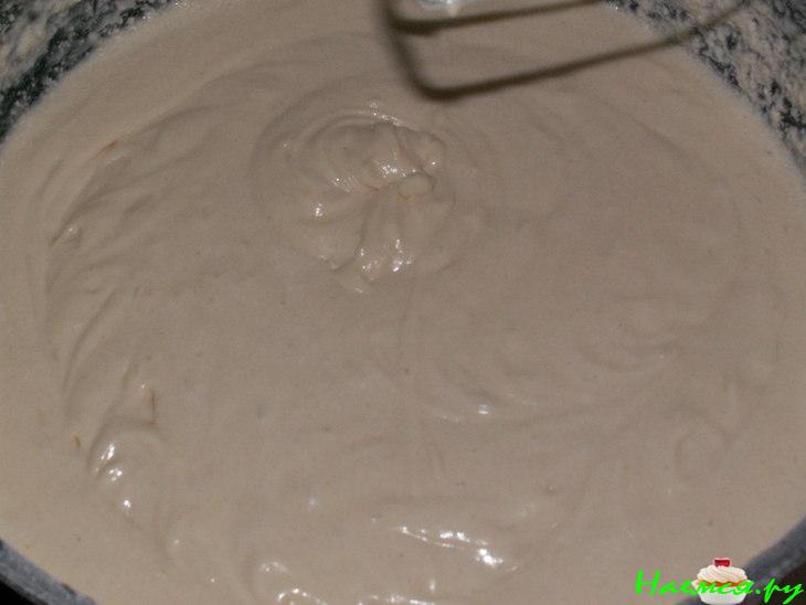 Кекс мраморный с какао и ванилью