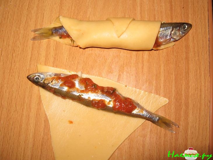 Рогалики с корюшкой Рогалики с корюшкой