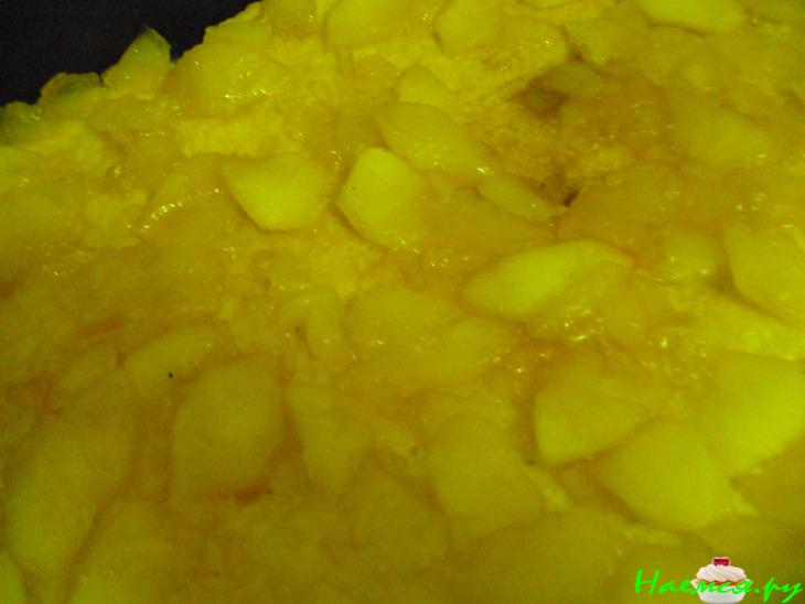 Маковые пирожные с яблоками