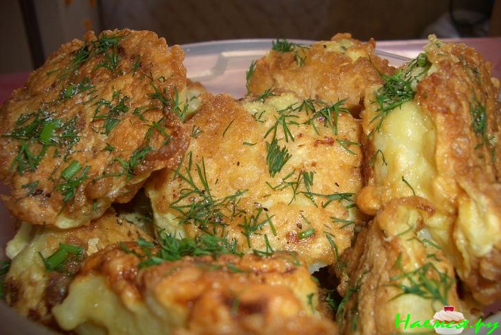 Сочная цветная капуста с сырной корочкой Сочная цветная капуста с сырной корочкой