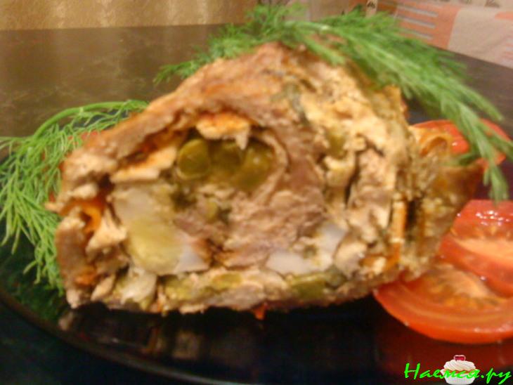 Рулет мясной уникальный (вариант)