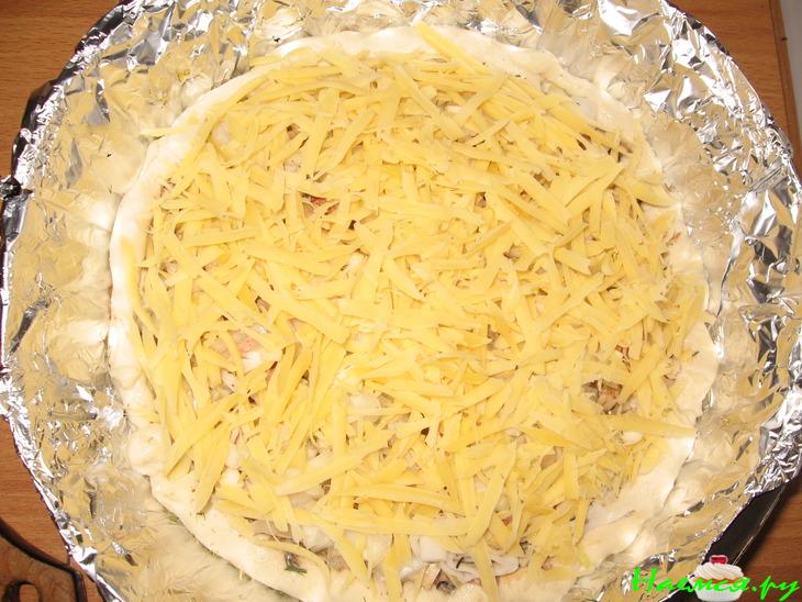 Пицца с сайрой