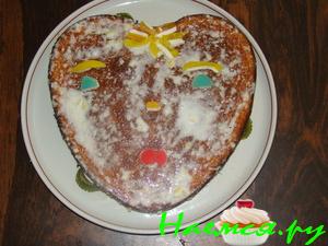 Торт с морковкой и лимонным кремом