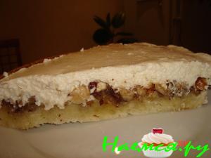 Медовый пирог с творогом