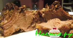 Корейка ягненка в коньячном маринаде