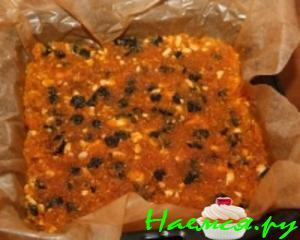 Морковная халва