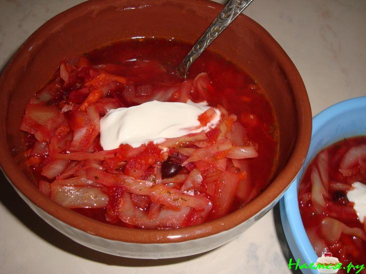 Вегетарианский борщ Вегетарианский борщ