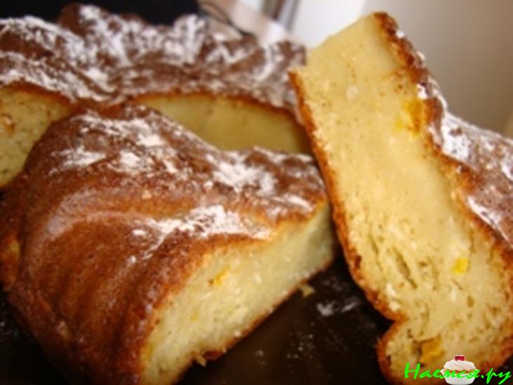 Творожный пирог с кокосом