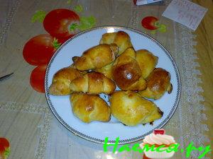 Рогалики с шоколадом Рогалики с шоколадом