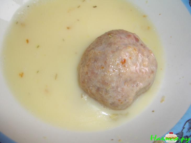 Шарики из говядины с овощами