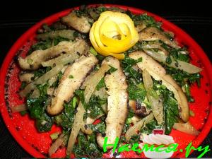 Теплый закусочный салат "Радуга вкусов"