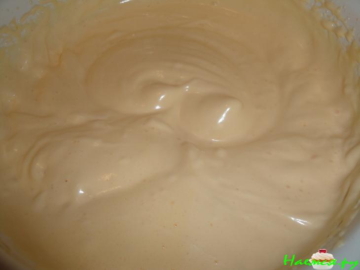 Лимонный бисквит с яблочно-лимонным кремом