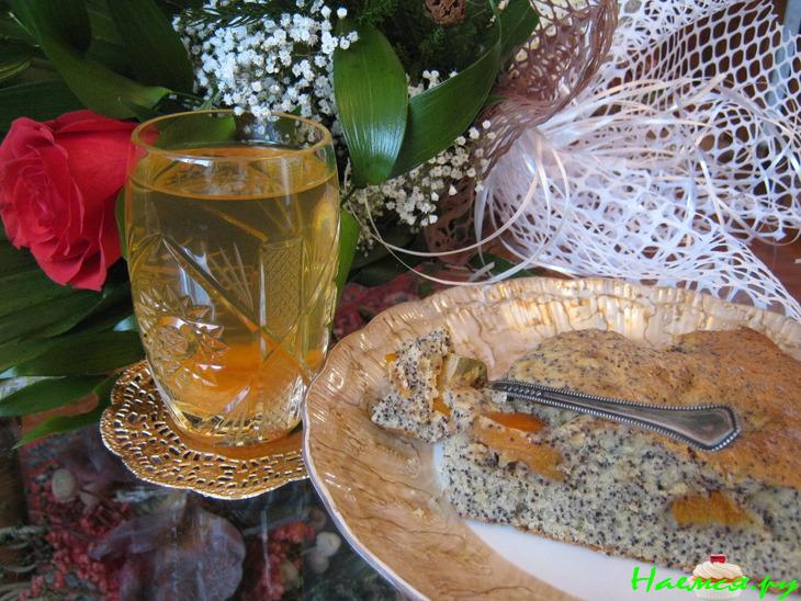 Пирог маковый с компотом! Пирог маковый с компотом!