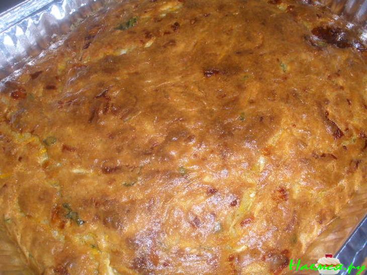 Сырный пирог с цуккини и бататом