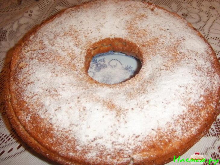 Банановый кекс с грецкими орехами