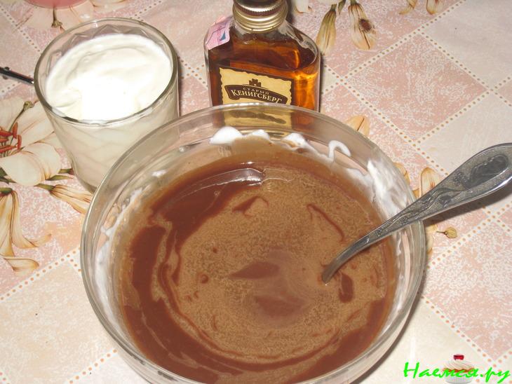 Торт брауни с трюфельной прослойкой и кофейным кремом "Очарование"