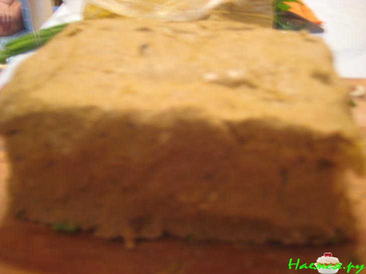 Бутербродный торт с паштетом