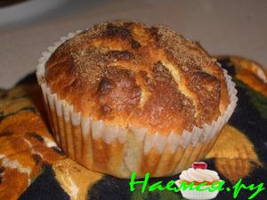 Яблочные маффины на кислом молоке