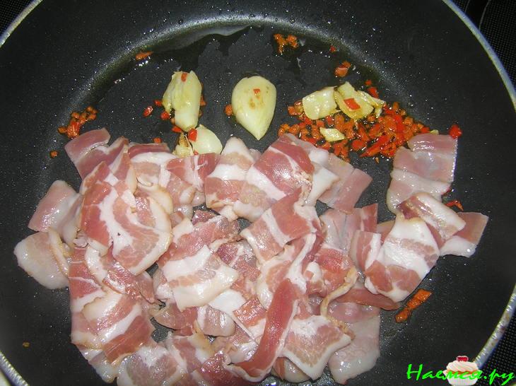 Паста с брокколи и беконом Паста с брокколи и беконом