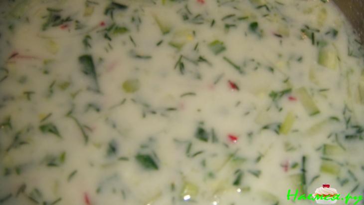 Окрошка легкая (ностальгия по лету)