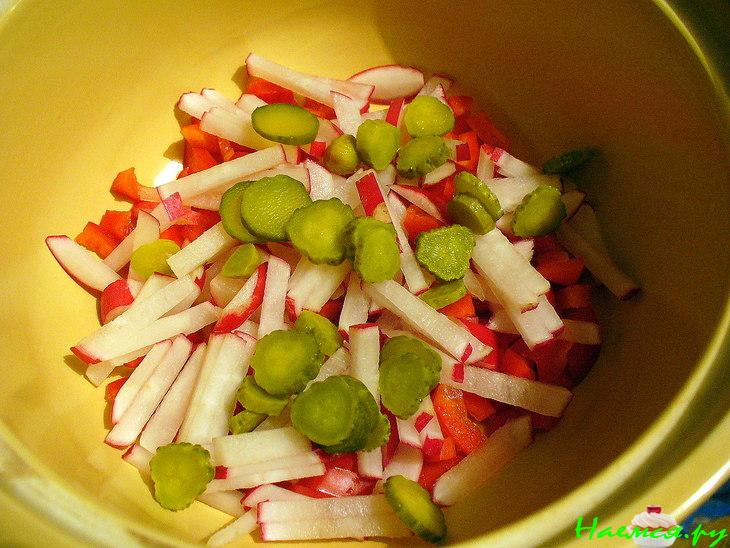 Салат "Зимний вечер"  