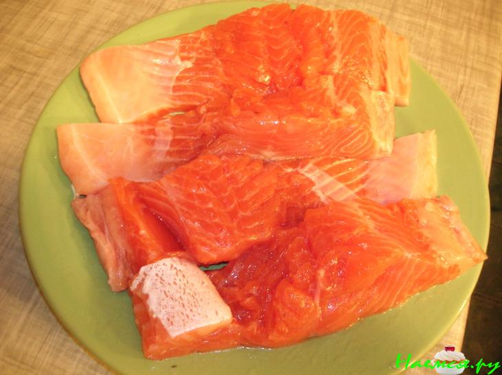 Форель в кунжуте