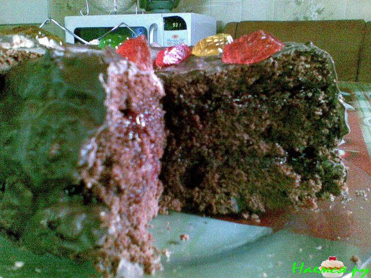 Торт "Захер" с джемом Торт "Захер" с джемом