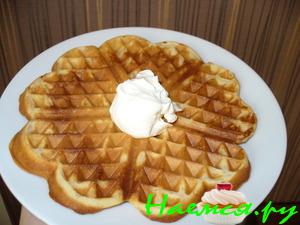 Вафли творожные