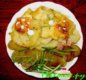 Запеканка из картофеля с ветчиной