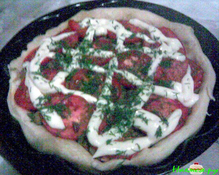 Пицца-пирог для постящихся и вегетарианцев