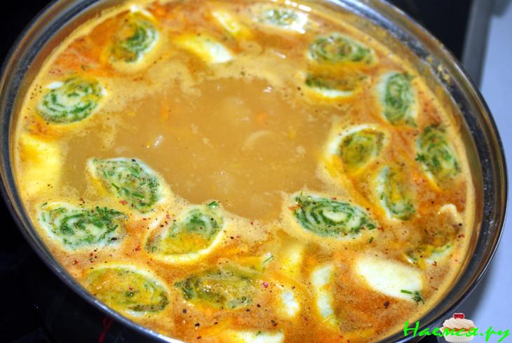 Суп со штрулями