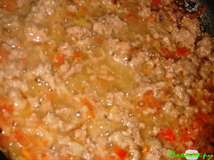 Пенне с мясным соусом и яйцом "Пашот" Пенне с мясным соусом и яйцом "Пашот"