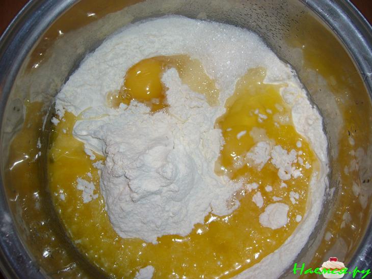 Сладкий блинный тыквенный пирог