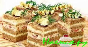 Бутерброды "Полосатики"