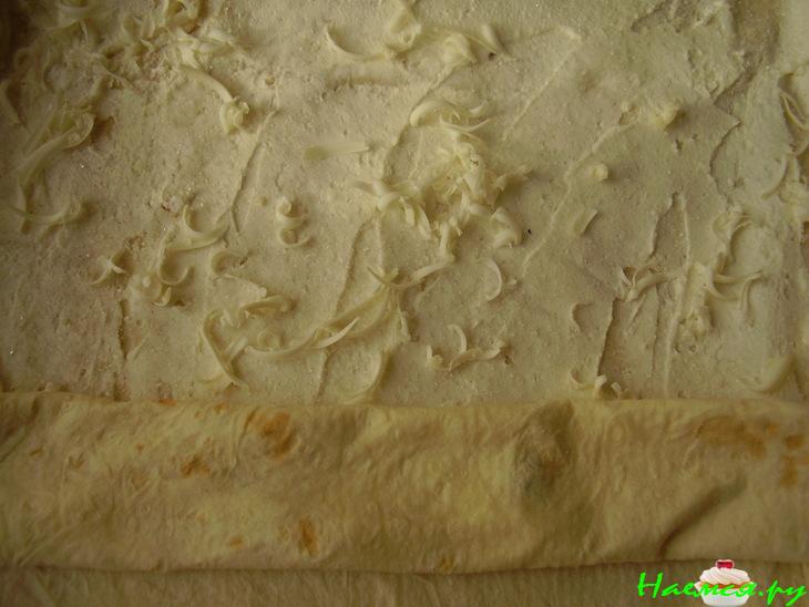 Рулеты из армянского лаваша с паштетом