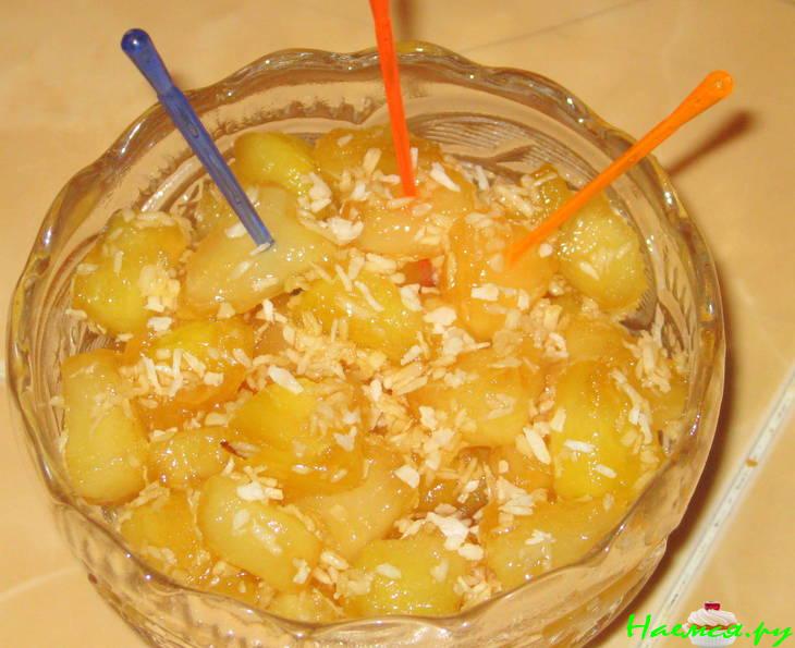 Яблоки в карамели