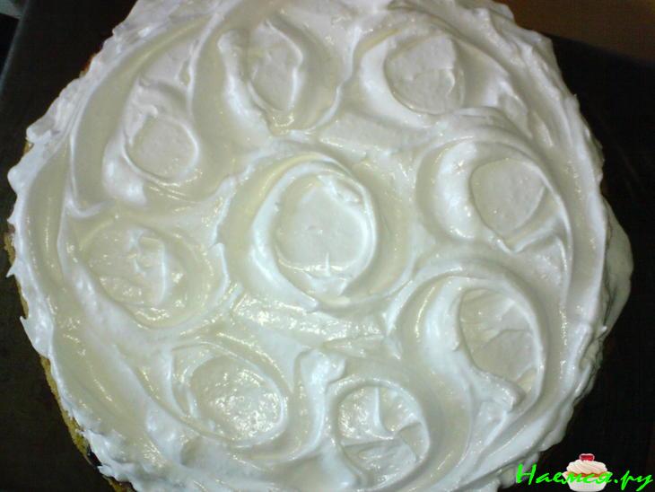 Пирог вишнёвый с белковым кремом Пирог вишнёвый с белковым кремом