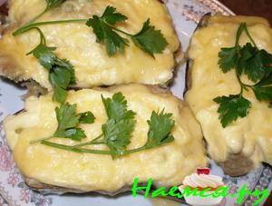 Баклажаны с курятиной