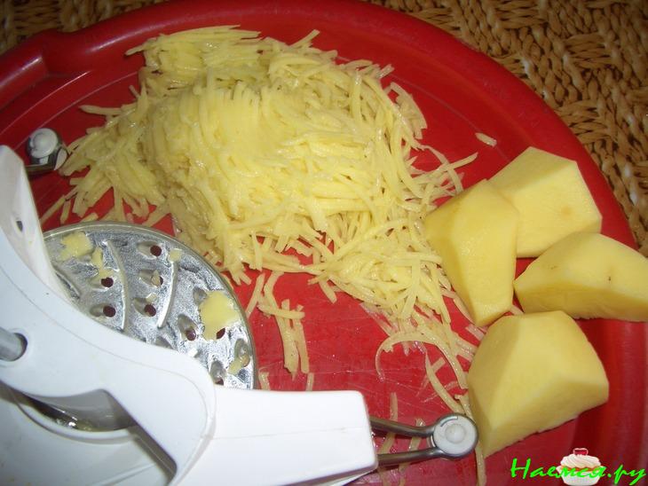 Запеканка из свинины с картофелем