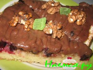 Торт-пирог со смородиной