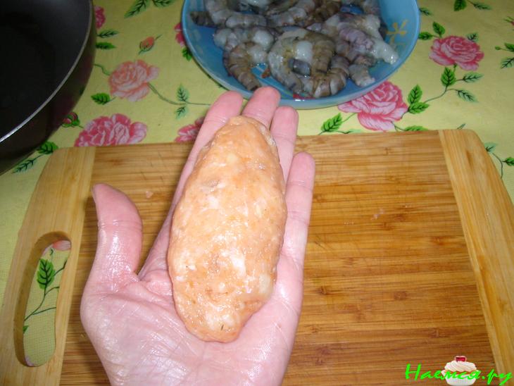 Зразы рыбные из сёмги и пангасиуса