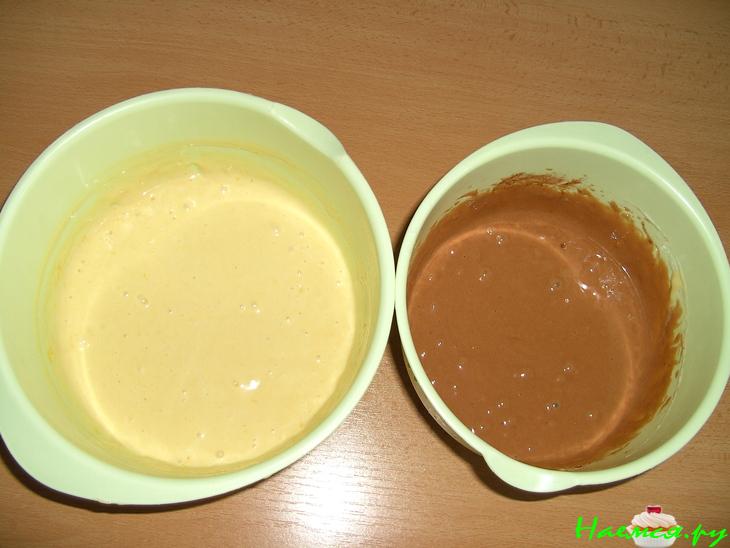 Ещё один вариант "Зебры". Сладкий пирог