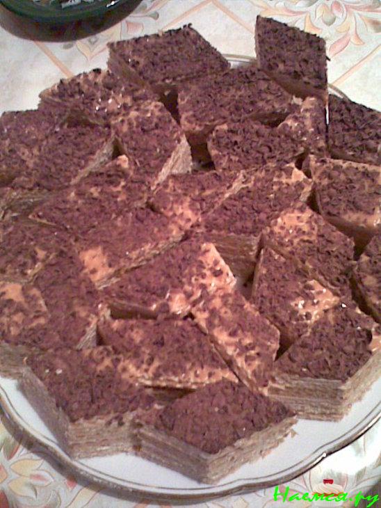 Вафельный торт традиционный