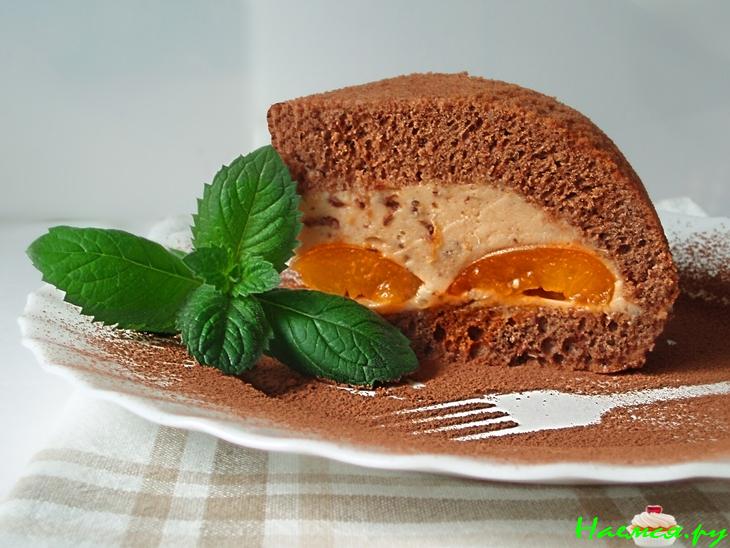 Шоколадно-абрикосовый купол