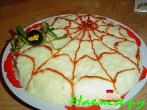 Картофельное пюре "Паучки"