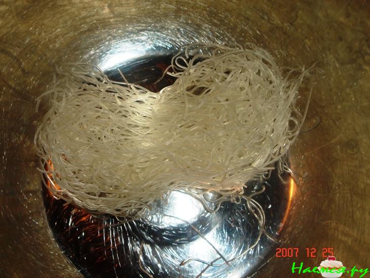 Фунчоза с креветками