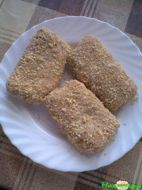 Конвертики с грибами и сыром