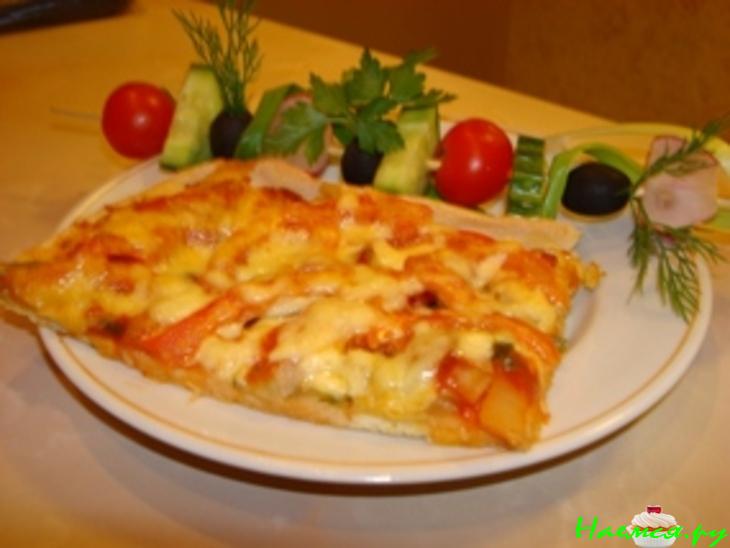 Пицца (вариант 10---01) именинная